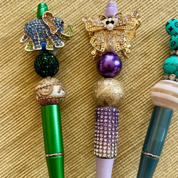 ༘⋆🌷₊˚❀  ADORABLE ~ Handmade ~ BLING PENS ~ ༘⋆🌷₊˚❀ - Picture 2 of 5